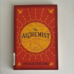 The Alchemist 25th Anniversary Edition - Red and Yellow Cover